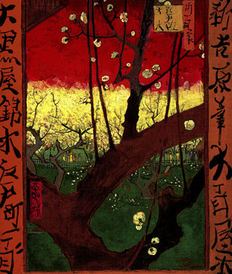 van gogh_flowering plum tree (after hiroshige) (1887).jpeg